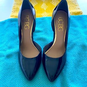 BCBG patent leather heels